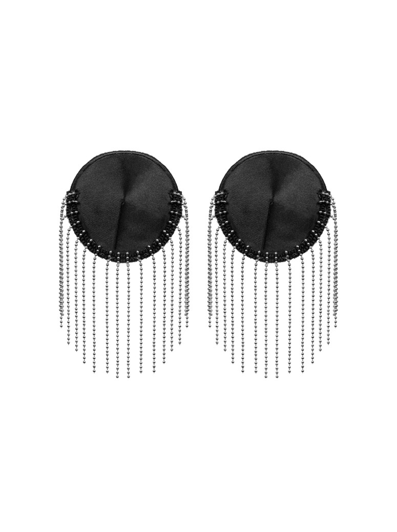 Obsessive Lingerie copricapezzoli con frange argentate Milladis