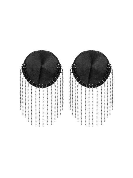 Obsessive Lingerie copricapezzoli con frange argentate Milladis