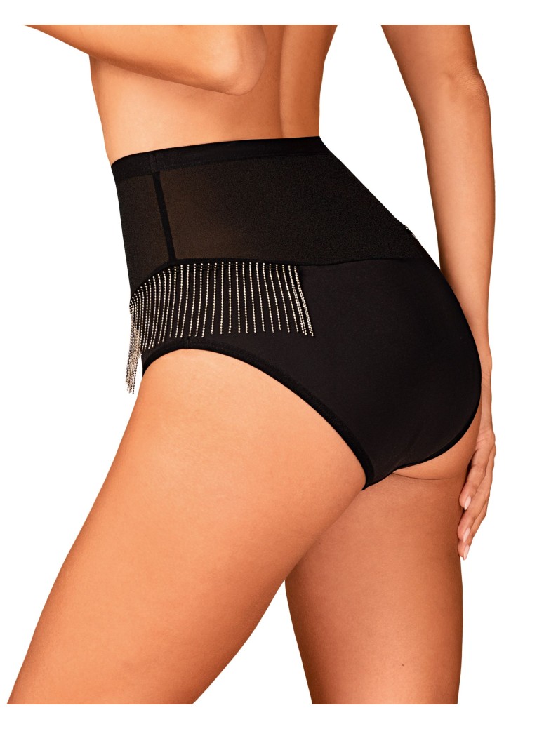 Obsessive Lingerie mutandine a vita alta con catenine pendenti Milladis