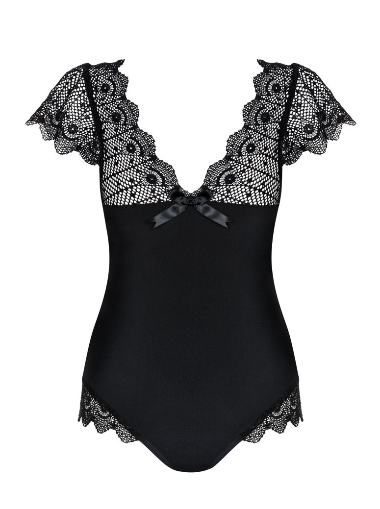 Obsessive Lingerie elegante body con ferretto Moketta
