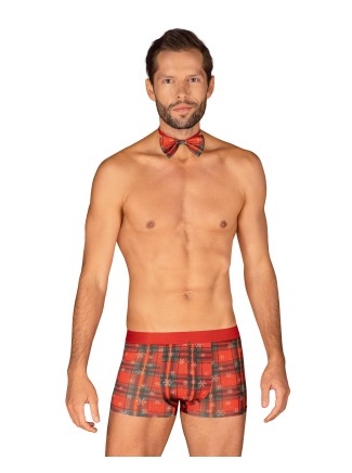 Obsessive Lingerie set boxer e papillon natalizio uomo Mr Merrilo