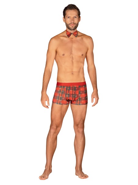 Obsessive Lingerie set boxer e papillon natalizio uomo Mr Merrilo