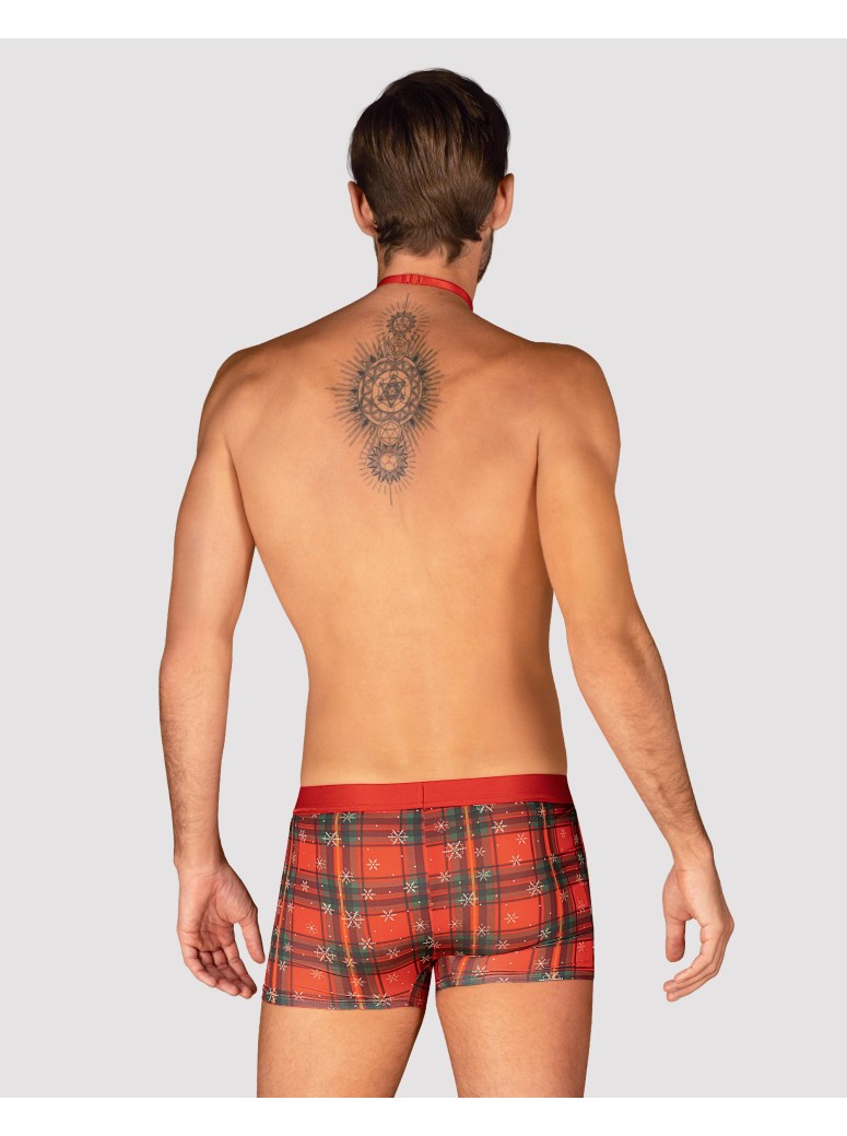 Obsessive Lingerie set boxer e papillon natalizio uomo Mr Merrilo