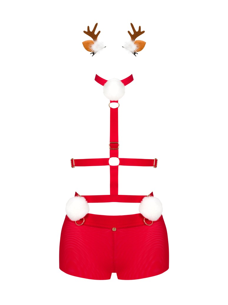 Obsessive Lingerie completino natalizio da renna per lei Ms Reindy