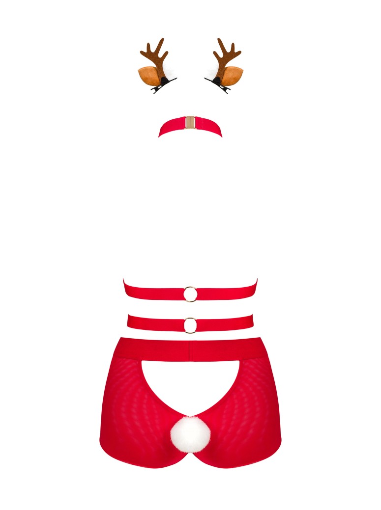 Obsessive Lingerie completino natalizio da renna per lei Ms Reindy