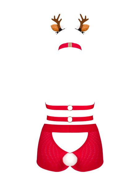 Obsessive Lingerie completino natalizio da renna per lei Ms Reindy