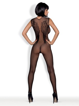 Obsessive Lingerie bodystocking nera aperta N112 da Obsessive Lingerie 2