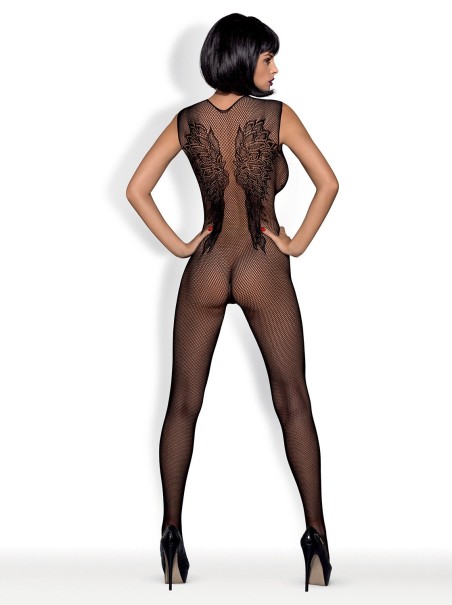 Obsessive Lingerie bodystocking nera aperta N112 da Obsessive Lingerie