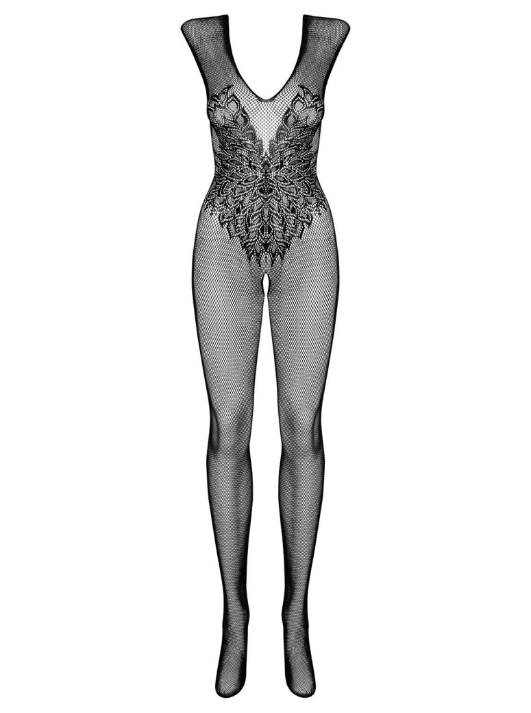 Obsessive Lingerie bodystocking nera aperta N112 da Obsessive Lingerie