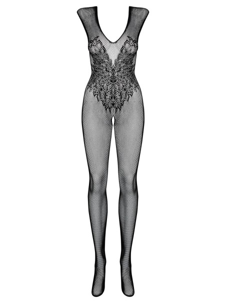 Obsessive Lingerie bodystocking nera aperta N112 da Obsessive Lingerie