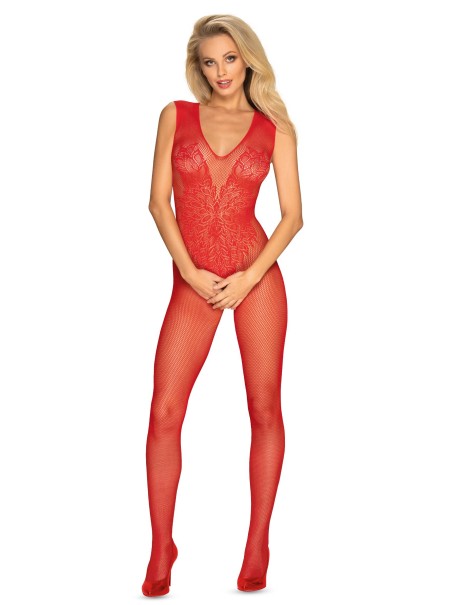 Obsessive Lingerie sexy bodystocking rossa aperta N112 Obsessive Lingerie sexy bodystocking rossa aperta N112