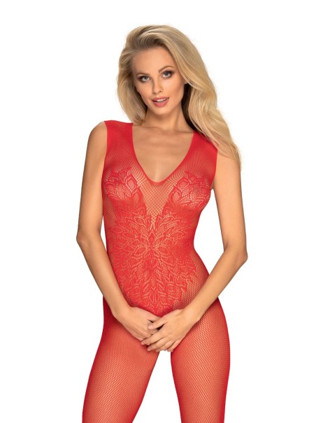 Obsessive Lingerie sexy bodystocking rossa aperta N112 Obsessive Lingerie sexy bodystocking rossa aperta N112