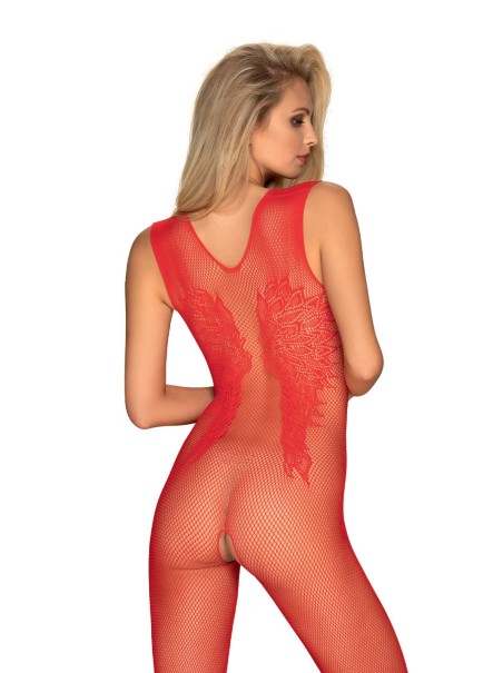 Obsessive Lingerie sexy bodystocking rossa aperta N112 Obsessive Lingerie sexy bodystocking rossa aperta N112