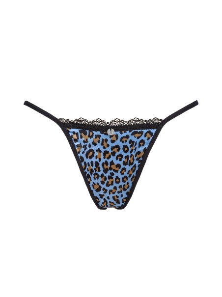 Obsessive Lingerie perizoma animalier blu Nadines