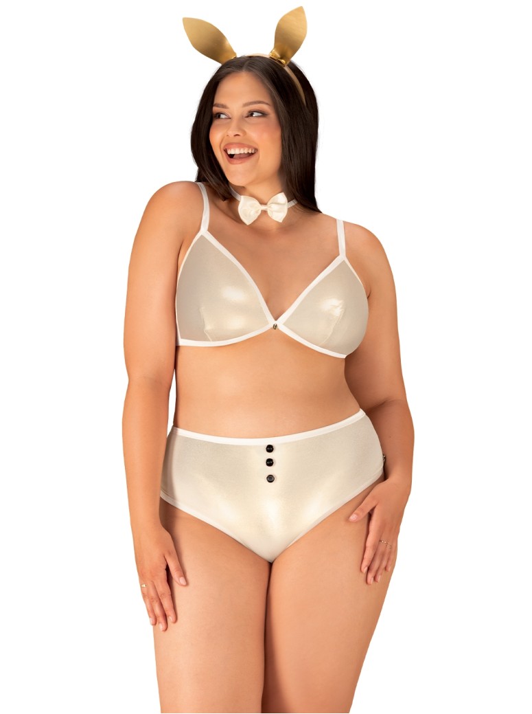 Obsessive  provocante costume da coniglietta quattro pezzi Neo Goldes