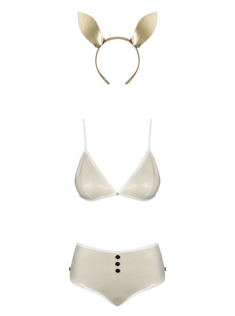 Obsessive  provocante costume da coniglietta quattro pezzi Neo Goldes