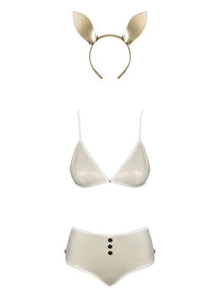 Obsessive  provocante costume da coniglietta quattro pezzi Neo Goldes Obsessive  provocante costume da coniglietta quattro pezzi Neo Goldes