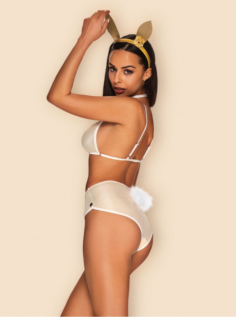 Obsessive  provocante costume da coniglietta quattro pezzi Neo Goldes