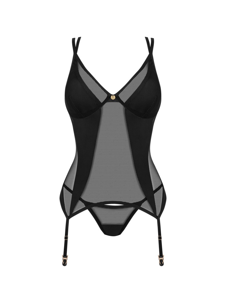 Obsessive Lingerie sexy corsetto con perizoma collezione Nesari