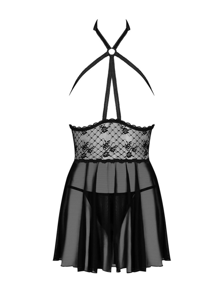 Obsessive Lingerie babydoll senza coppe con perizoma Nettsy