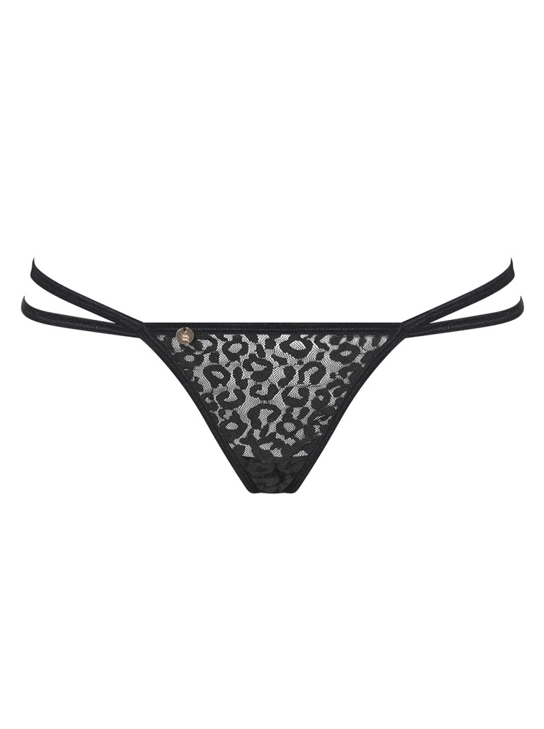 Obsessive Lingerie sexy perizoma con catenine dorate Pantheria