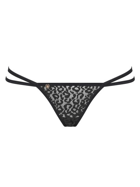Obsessive Lingerie sexy perizoma con catenine dorate Pantheria