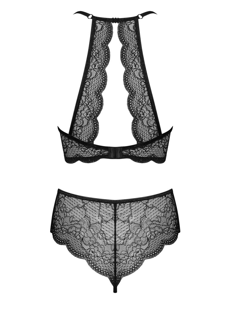 Obsessive Lingerie completino intimo aperto con perle Pearlove