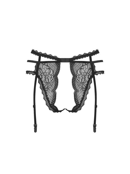Obsessive Lingerie reggicalze con mutandine aperte Pearlove Obsessive Lingerie reggicalze con mutandine aperte Pearlove