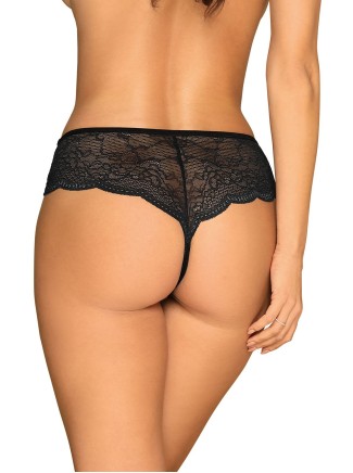 Obsessive Lingerie sexy mutandine aperte con perle Pearlove 2