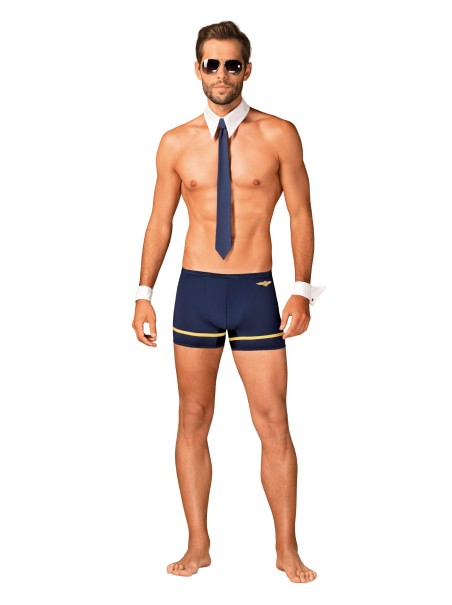 Obsessive Lingerie set travestimento da uomo pilota