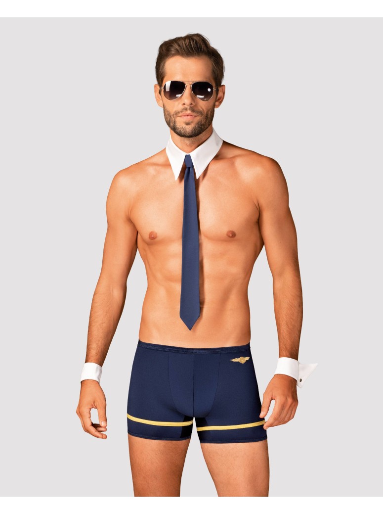 Obsessive Lingerie set travestimento da uomo pilota