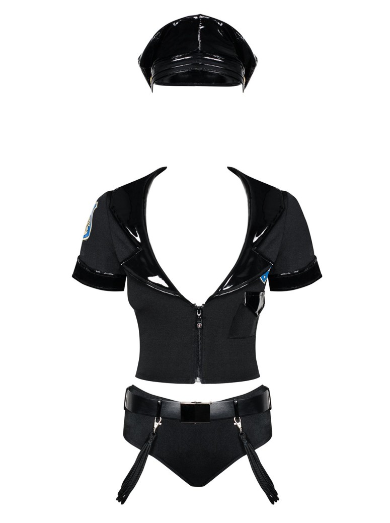 Obsessive Lingerie costume da poliziotta in 6 pezzi