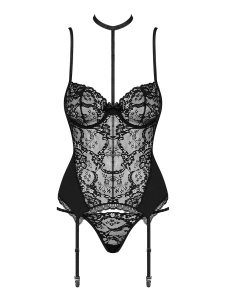 Obsessive Lingerie corsetto in pizzo con perizoma Raquelia Obsessive Lingerie corsetto in pizzo con perizoma Raquelia