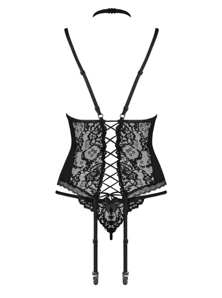 Obsessive Lingerie corsetto in pizzo con perizoma Raquelia Obsessive Lingerie corsetto in pizzo con perizoma Raquelia