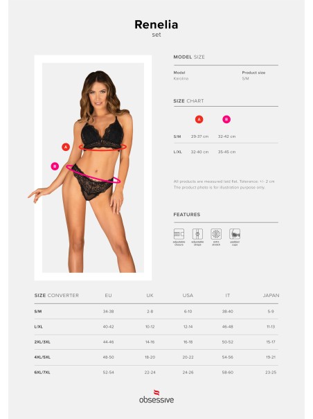 Obsessive Lingerie sexy completino intimo Renelia