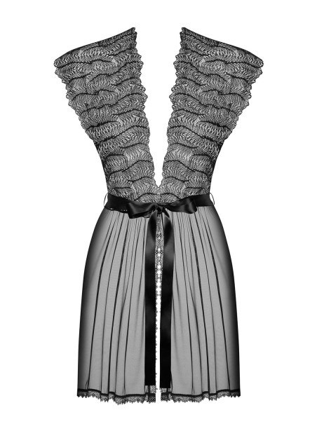 Obsessive Lingerie sexy vestaglia in tulle e pizzo Romanesa Obsessive Lingerie sexy vestaglia in tulle e pizzo Romanesa