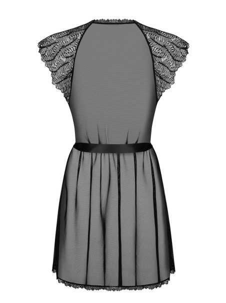 Obsessive Lingerie sexy vestaglia in tulle e pizzo Romanesa Obsessive Lingerie sexy vestaglia in tulle e pizzo Romanesa