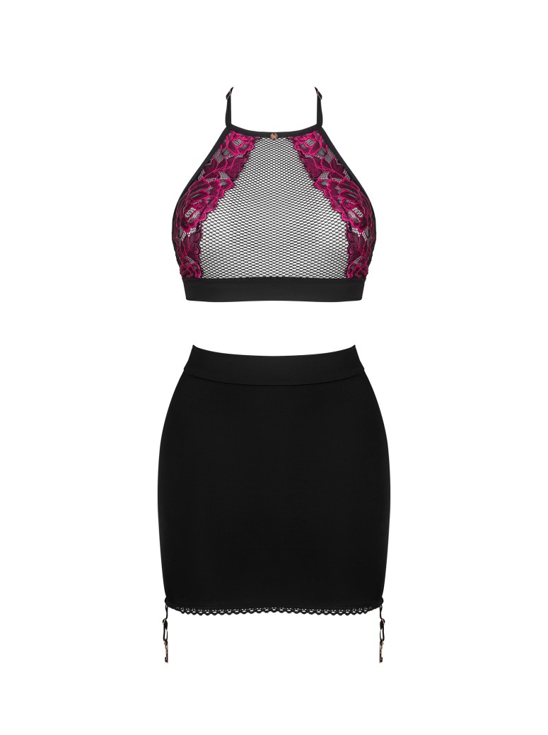 Obsessive Lingerie completino con top e gonna Rosenty