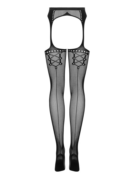 Obsessive Lingerie sexy collant giarrettiera con riga S314 Obsessive Lingerie sexy collant giarrettiera con riga S314