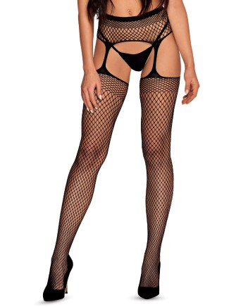Obsessive Lingerie sexy collant aperti a rete S815