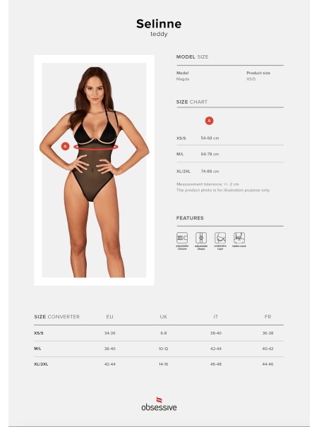 Obsessive Lingerie sexy body con ferretto Selinne Obsessive Lingerie sexy body con ferretto Selinne