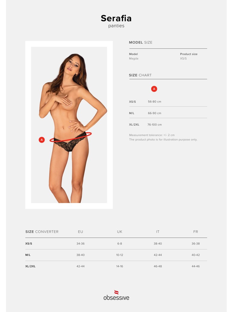 Obsessive Lingerie sexy brasiliana in pizzo Serafia