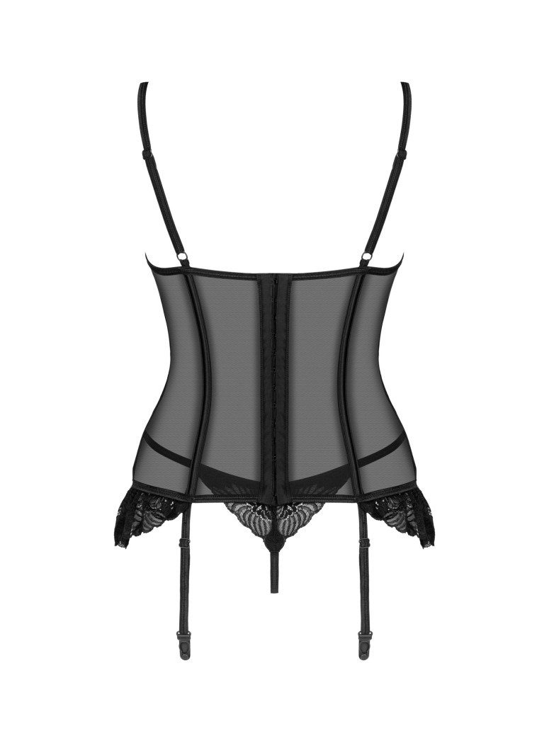 Obsessive sexy corsetto con stecche verticali e perizoma Serena Love