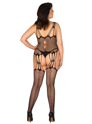 Obsessive Lingerie bodystocking aperta curvy G321 2