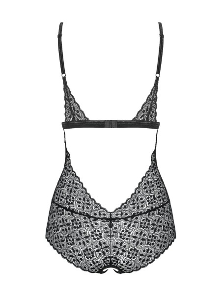 Obsessive Lingerie Shibu body in pizzo aperto all inguine