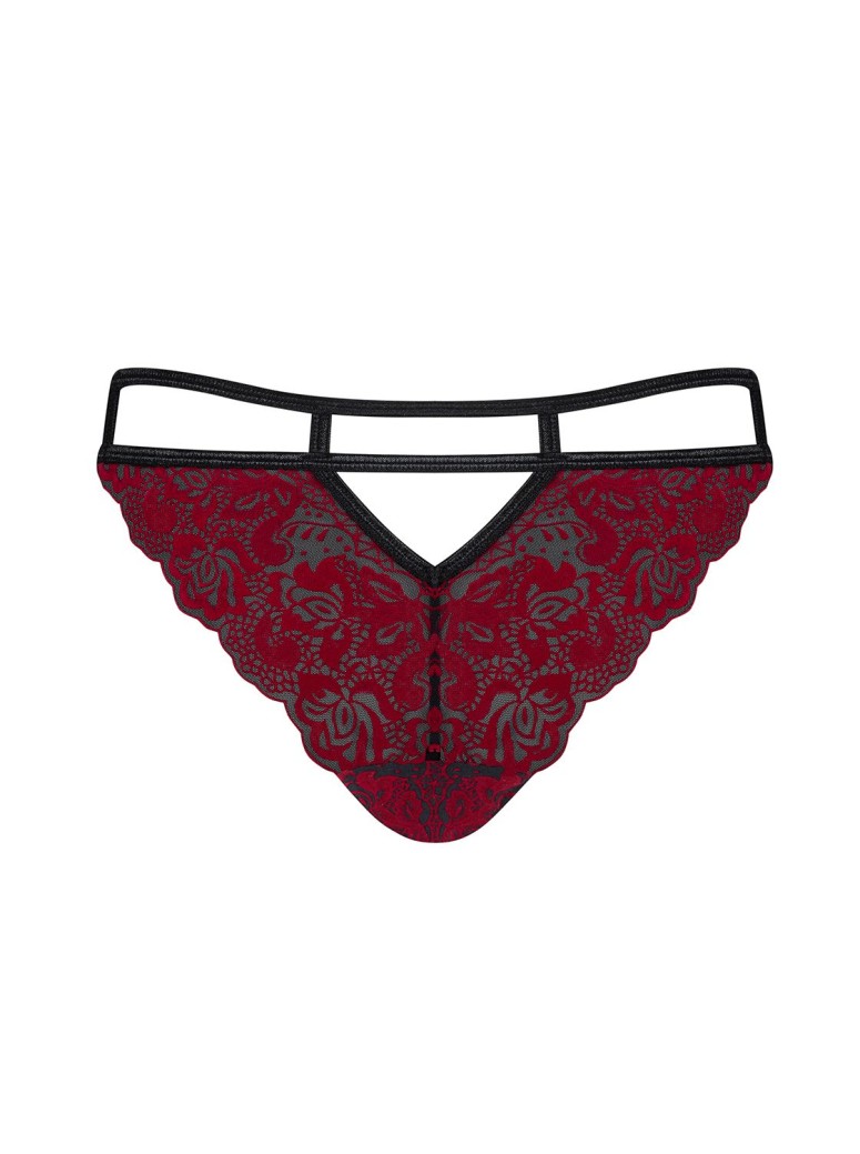 Obsessive Lingerie sexy mutandine in pizzo con stringhe Sugestina