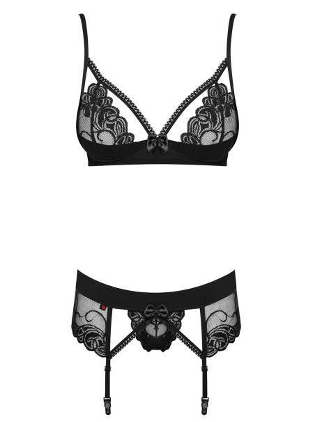 Obsessive Lingerie completino sexy con reggicalze Wonderia