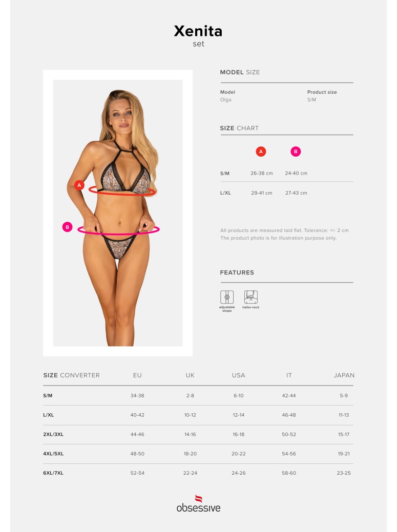 Obsessive Lingerie  completino sexy animalier Xenita