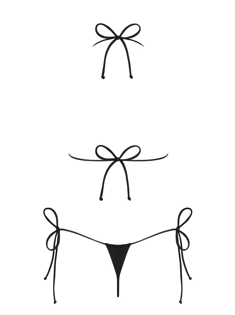 Obsessive moda mare sexy bikini micro bella Vista Black