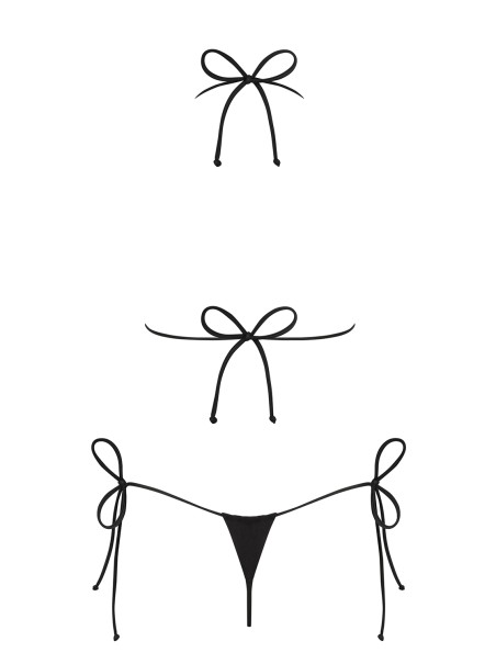 Obsessive moda mare sexy bikini micro bella Vista Black